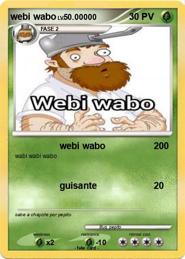 Pokemon webi wabo