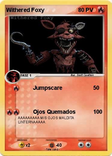 Pokemon Withered Foxy