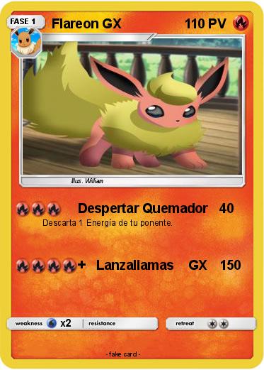 Pokemon Flareon GX