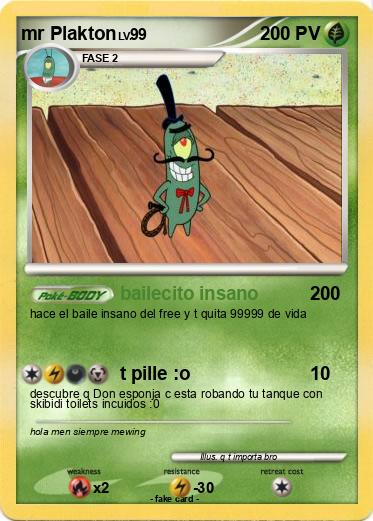 Pokemon mr Plakton