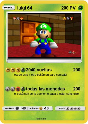 Pokemon luigi 64