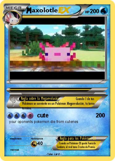 Pokemon axolotle