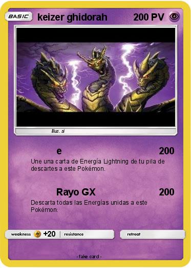 Pokemon keizer ghidorah