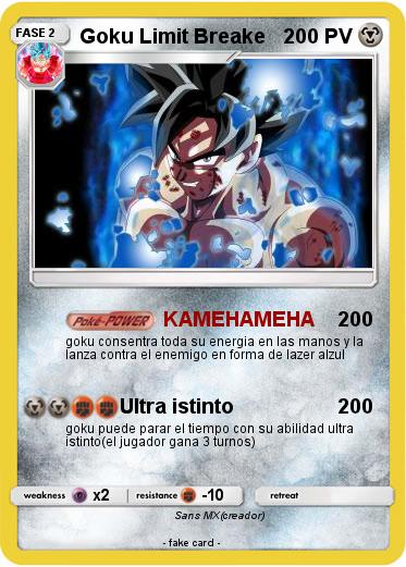 Pokemon Goku Limit Breake