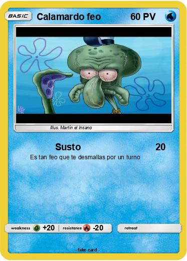 Pokemon Calamardo feo