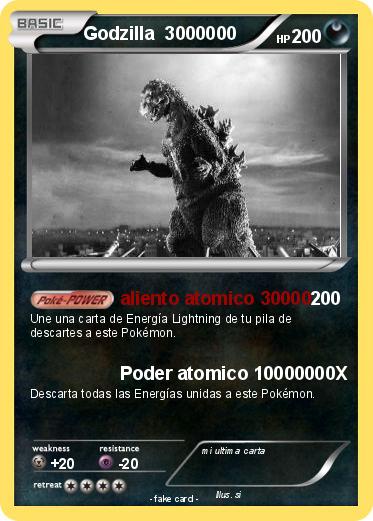 Pokemon Godzilla  3000000