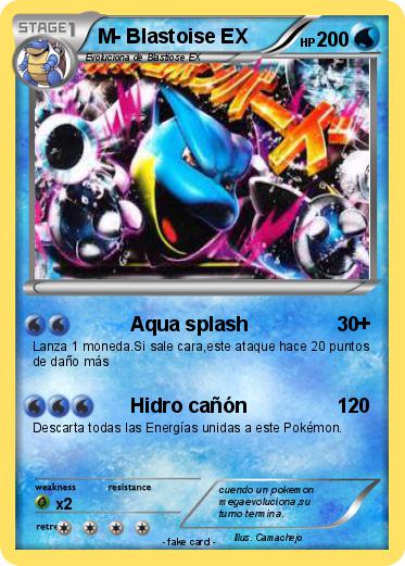 Pokemon M- Blastoise EX