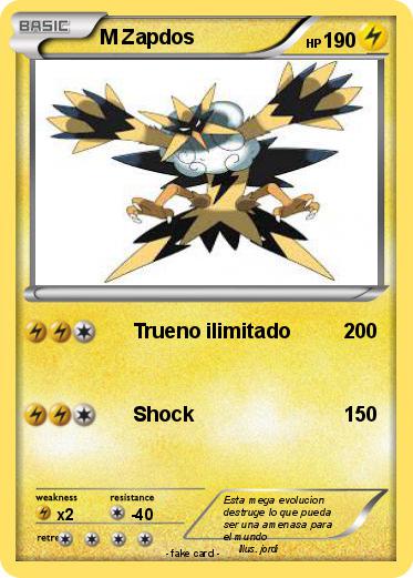 Pokemon M Zapdos