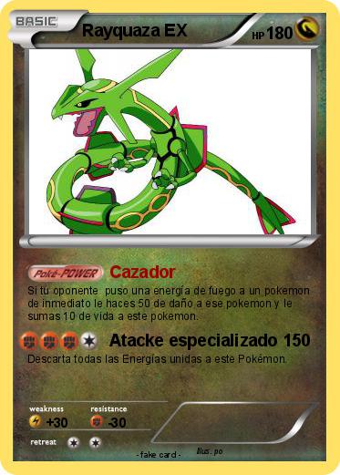 Pokemon Rayquaza EX
