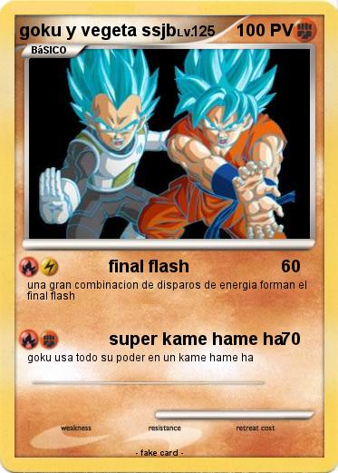 Pokemon goku y vegeta ssjb
