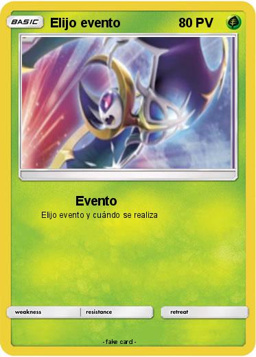 Pokemon Elijo evento