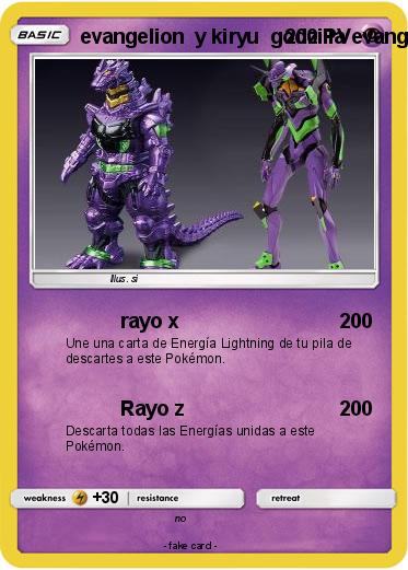 Pokemon evangelion  y kiryu  godzilla evangelion