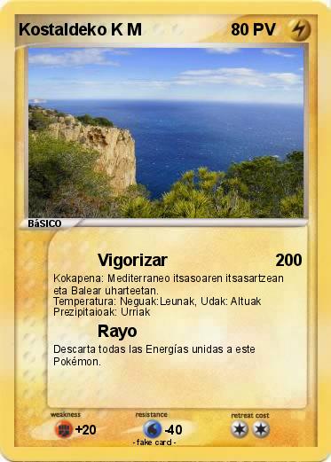 Pokemon Kostaldeko K M