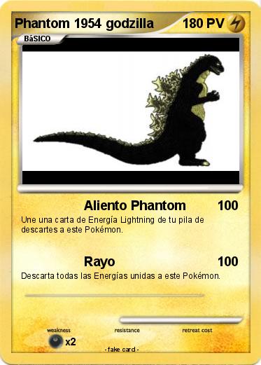 Pokemon Phantom 1954 godzilla