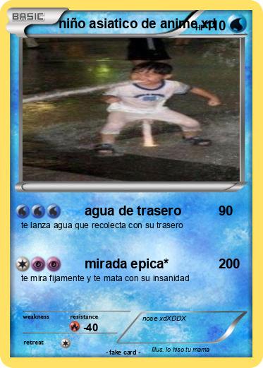Pokemon niño asiatico de anime xd