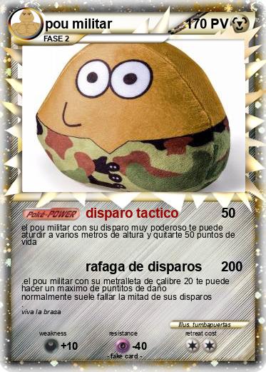 Pokemon pou militar