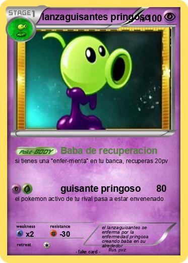 Pokemon lanzaguisantes pringoso