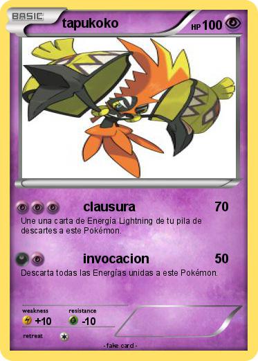 Pokemon tapukoko