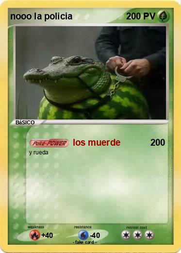 Pokemon nooo la policia
