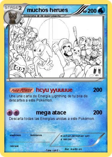 Pokemon muchos herues