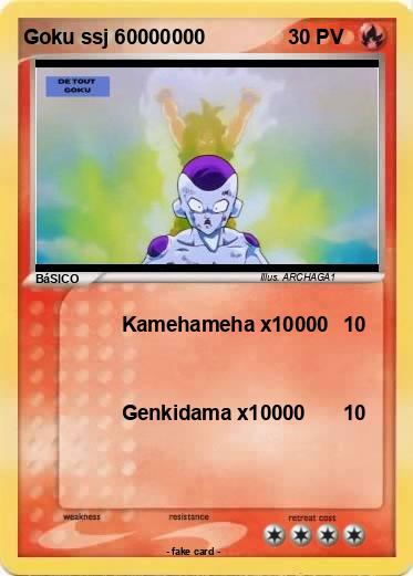Pokemon Goku ssj 60000000