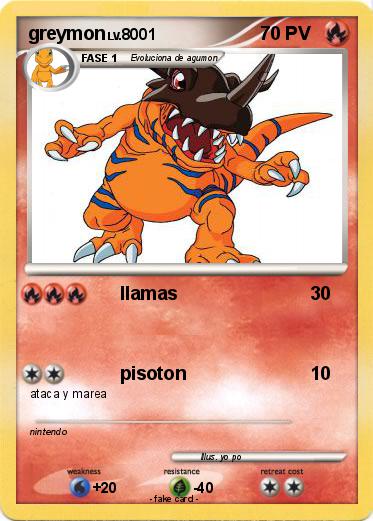 Pokemon greymon