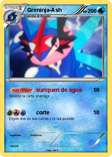 Pokemon Greninja-Ash