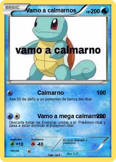 Pokemon Vamo a calmarnos