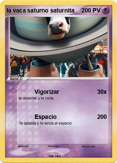 Pokemon la vaca saturno saturnita