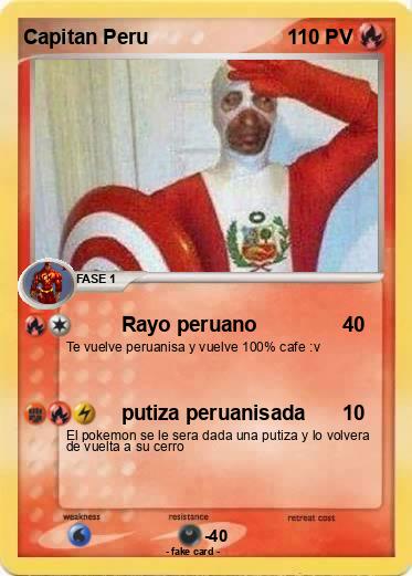 Pokemon Capitan Peru