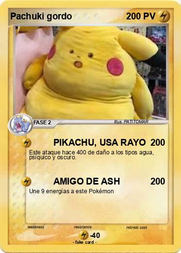 Pokemon Pachuki gordo