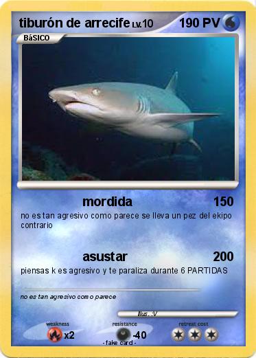 Pokemon tiburón de arrecife