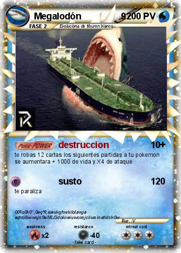 Pokemon Megalodón                9