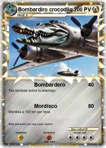 Pokemon Bombardiro crocodilo