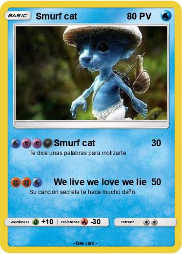 Pokemon Smurf cat