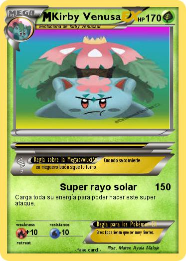 Pokemon Kirby Venusa