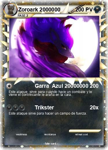 Pokemon Zoroark 2000000