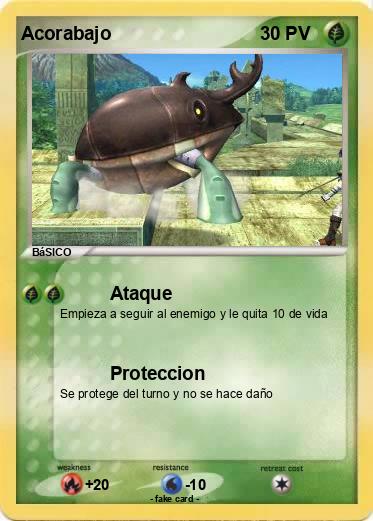 Pokemon Acorabajo
