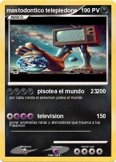 Pokemon mastodontico telepiedone