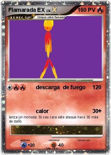 Pokemon Flamarada EX