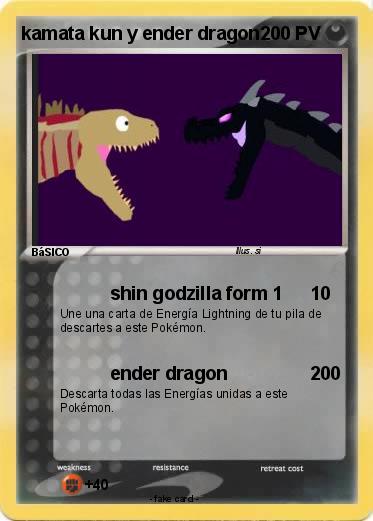 Pokemon kamata kun y ender dragon