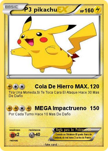 Pokemon P3 pikachu