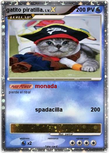 Pokemon gatito piratilla.