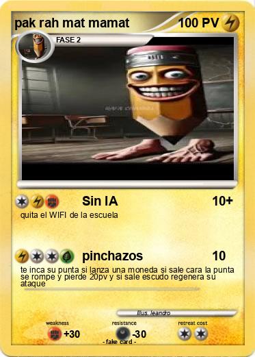 Pokemon pak rah mat mamat