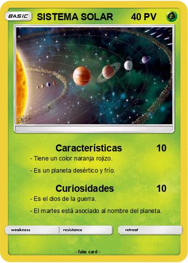 Pokemon SISTEMA SOLAR