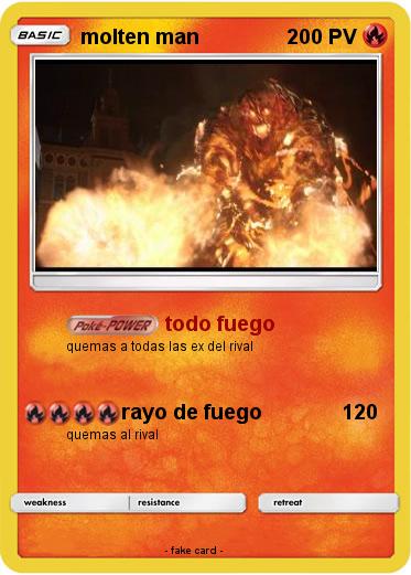 Pokemon molten man