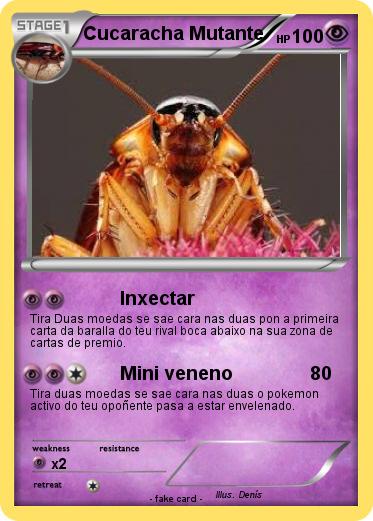 Pokemon Cucaracha Mutante