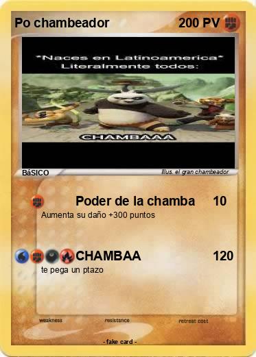 Pokemon Po chambeador