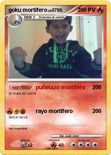 Pokemon goku mortifero