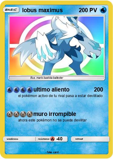 Pokemon lobus maximus